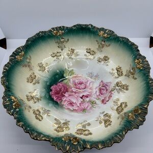 Antique RS Prussia Bowl Roses
